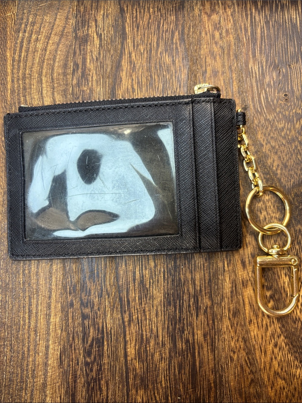 Tory Burch Black Saffiano Wallet with Gold Hardware - Picture 4 of 8
